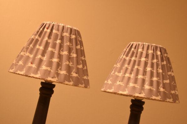 Bespoke, removable lampshade covers