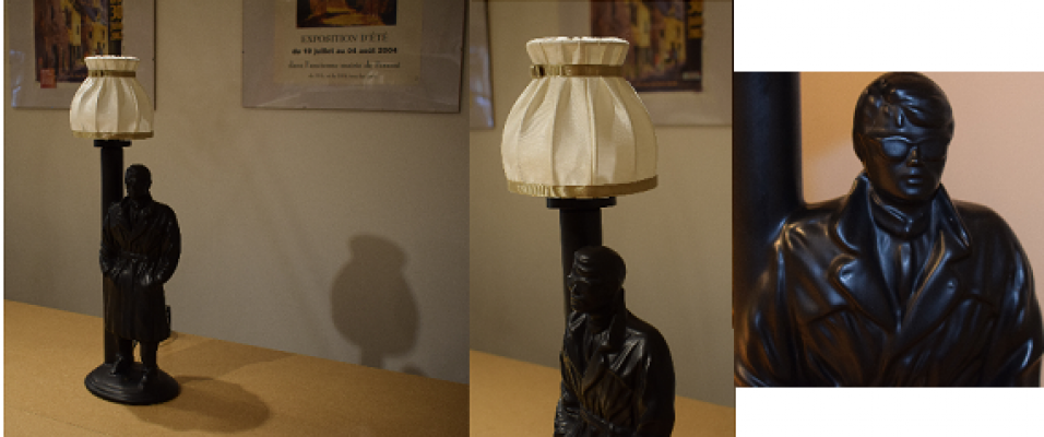 I spy....a custom made lampshade